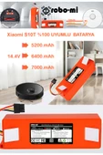 robo-mi Xiaomi Mi Robot Vacuum S10T 7000mAh Robot Süpürge Bataryası - Gerçek Kapasite, Maksimum Güvenlik - 6