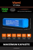 robo-mi Viomi V3 Max 7000mAh Robot Süpürge Bataryası - Gerçek Kapasite, Maksimum Güvenlik - 2