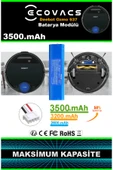 robo-mi Ecovacs Deebot Ozmo 937 3500mAh Robot Süpürge Bataryası - Gerçek Kapasite, Maksimum Güvenlik thumbnail 6
