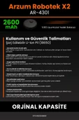 robo-mi Arzum AR4301 Robotek X2 2600mAh Robot Süpürge Bataryası - Koruma Katmanlı Batarya Teknolojisi thumbnail 7
