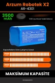 robo-mi Arzum AR4301 Robotek X2 3500mAh Robot Süpürge Bataryası - Gerçek Kapasite, Maksimum Güvenlik thumbnail 4