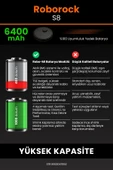 robo-mi Roborock S8 6400mAh Robot Süpürge Bataryası - Gerçek Kapasite, Maksimum Güvenlik - 6