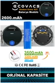 robo-mi Ecovacs Deebot Ozmo 937 2600mAh Robot Süpürge Bataryası - Gerçek Kapasite, Maksimum Güvenlik thumbnail 6