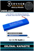 robo-mi Ecovacs Deebot Ozmo 900 2600mAh Robot Süpürge Bataryası - Yüksek Yoğunluklu Li-ion Hücre thumbnail 5