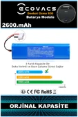 robo-mi Ecovacs Deebot Ozmo 900 2600mAh Robot Süpürge Bataryası - Yüksek Yoğunluklu Li-ion Hücre thumbnail 2