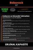 robo-mi Roborock S7 5200mAh Robot Süpürge Bataryası - Yüksek Yoğunluklu Li-ion Hücre thumbnail 7