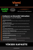 robo-mi Viomi S9 6400mAh Robot Süpürge Bataryası - Gerçek Kapasite, Maksimum Güvenlik - 7