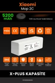 robo-mi Xiaomi Mi Vacuum Mop 2C 5200mAh Robot Süpürge Bataryası - Sertifikalı Güvenlik, Gerçek Kapasite - 3