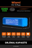 robo-mi Wiami FX-11 PLUS 5200mAh Robot Süpürge Bataryası - Gerçek Kapasite, Maksimum Güvenlik thumbnail 2