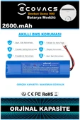 robo-mi Ecovacs Deebot Ozmo 900 2600mAh Robot Süpürge Bataryası - Gerçek Kapasite, Maksimum Güvenlik thumbnail 4