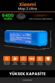 robo-mi Xiaomi Mi Robot Vacuum Mop 2 Ultra 6400mAh Robot Süpürge Bataryası - Gerçek Kapasite - 2