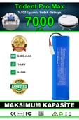 robo-mi Trident Pro Max 7000mAh Robot Süpürge Bataryası - Gerçek Kapasite, Maksimum Güvenlik - 5