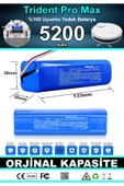 robo-mi Tesvor Pro Max 5200mAh Robot Süpürge Bataryası - Gerçek Kapasite, Maksimum Güvenlik - 6