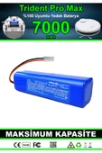 robo-mi Trident Pro Max 7000mAh Robot Süpürge Bataryası - Gerçek Kapasite, Maksimum Güvenlik - 1