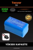 robo-mi Tesvor S6 3200mAh Robot Süpürge Bataryası - Gerçek Kapasite, Maksimum Güvenlik - 1