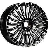 EMR-S1021-01 9.5x19" -5x112 ET48 66.6 Deep Black Diamond Gloss Jant (4 Adet) thumbnail 1