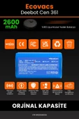 robo-mi Ecovacs Deebot Cen 361 2600mAh Robot Süpürge Bataryası - Gerçek Kapasite, Maksimum Güvenlik thumbnail 3