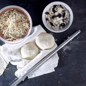 (3 Adet) Alüminyum Silindir Yuvarlak Metal Oklava 49 cm Mutfak Börek Hamur Un Yufka Açma Krom Renk thumbnail 6