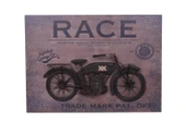 Motorsiklet Tablo Pano Dekoratif Vintage Ev Ofis Hediyelik - 1