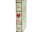 Kutu Kitap Aynalı Valentine Dekoratif Hediyelik - 4