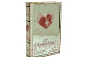 Kutu Kitap Aynalı Valentine Dekoratif Hediyelik - 1