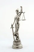 Dekoratif Zamak Adalet Terazisi Heykel Biblo 48 Cm Biblo thumbnail 1