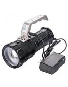 Projektör Modeli Zoomlu Şarjlı El Feneri thumbnail 2