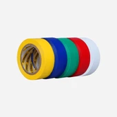 RN11R-KRSK-5 Elektrik Bandı Karışık Renkli - 0.15 mm x 19 mm x 10Y (5 Adet) - 1