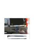 Renault Kangoo 2008 Ve Üzeri Krom Kapı Sürgü Çıtası 2 Parça Paslanmaz Çelik - 1