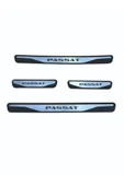 PASSAT 3C KAPI EŞİĞİ 2005-2011 NEW KROM KAPI EŞİĞİ 4 PARÇA PASLANMAZ ÇELİK - 1