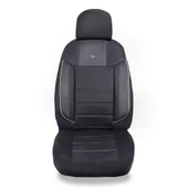 Renault Broadway Araçlara Uyumlu Oto Koltuk Kılıfı Seti - Violet Serisi Siyah/Beyaz - 2