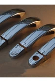 Volkswagen Caddy 2004-2010 Krom Kapı Kolu 4 Kapı Paslanmaz Çelik thumbnail 2