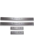 Volkswagen Bora 1998-2004 Krom Kapı Eşiği 4 Parça Paslanmaz Çelik thumbnail 1