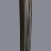 Mitro Gold Detaylı Siyah Lambader - 3