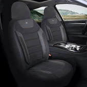 Chevrolet Cruze Araçlara Uyumlu Oto Koltuk Kılıfı Seti - Primier Serisi - Siyah - 1
