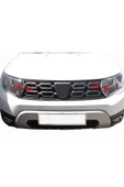 Dacia Duster 2018+ Krom Ön Panjur Köşeleri 2 Parça Paslanmaz Çelik thumbnail 1