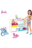 Barbie Bebek Bakıcısı Skipper Uyku Eğitiminde Oyun Seti GFL38-GFL38 - 1