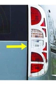 FİAT DOBLO 2006-2010 MODEL ARASI KROM STOP ÇERÇEVESİ 2 PARÇA PASLANMAZ ÇELİK thumbnail 1