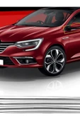 REANULT MEGANE-4 SEDAN 2016-2024 MODELLER ARASI KROM CAM ÇITASI 6 PARÇA PASLANMAZ ÇELİK thumbnail 1