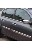 Renault Megane 2 Sedan Krom Cam Çıtası Seti 2004 - 2010 - 1