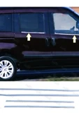 FİAT DOBLO 2010-2015 MODEL ARASI KROM CAM ÇITASI 4 PARÇA PASLANMAZ ÇELİK thumbnail 1