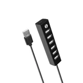 S-Link SW-U217 - 7 Port 2.0 USB Çoklayıcı, Hub, Çevirici, Adaptörlü - 1
