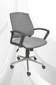 Porziyon Savina  Yönetici Koltuğu  Ofis Çalışma Koltuğu - Sandalyesi  (Krom Ayak) - 1