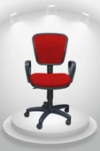 Porziyon Depar Ofis Büro Öğrenci Çalışma Koltuğu - Kırmızı - 1