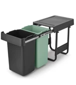 Brabantıa Sort&go Buılt–ın Dark Grey Çöp Kutusu 2x15l thumbnail 2