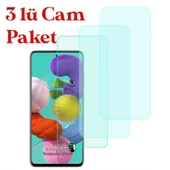 Samsung Galaxy M51 Temperli Kırılmaz Cam 3 Lü Set thumbnail 1