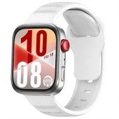 Huawei Watch Fit 4 Fit 4 Pro İle Uyumlu Yumusaş Soft Silikon Kordon Kayış  Beyaz thumbnail 1