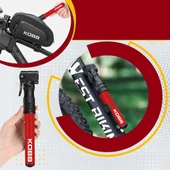 KOBB KB2203 87 PSI Bisiklet Lastik Şişirme Taşınabilir Mini El Pompası + Bisiklet Montaj Aparatı - 4
