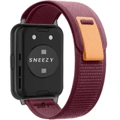 Huawei Watch Fit 2 Uyumlu Wander Trail Loop Spor Yumuşak Kumaş Kordon  Kırmızı thumbnail 2