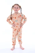 Sevimli Hayvanlar (Koala-Fil-Timsah) Unisex Yavruağzı Pijama Takımı - 1